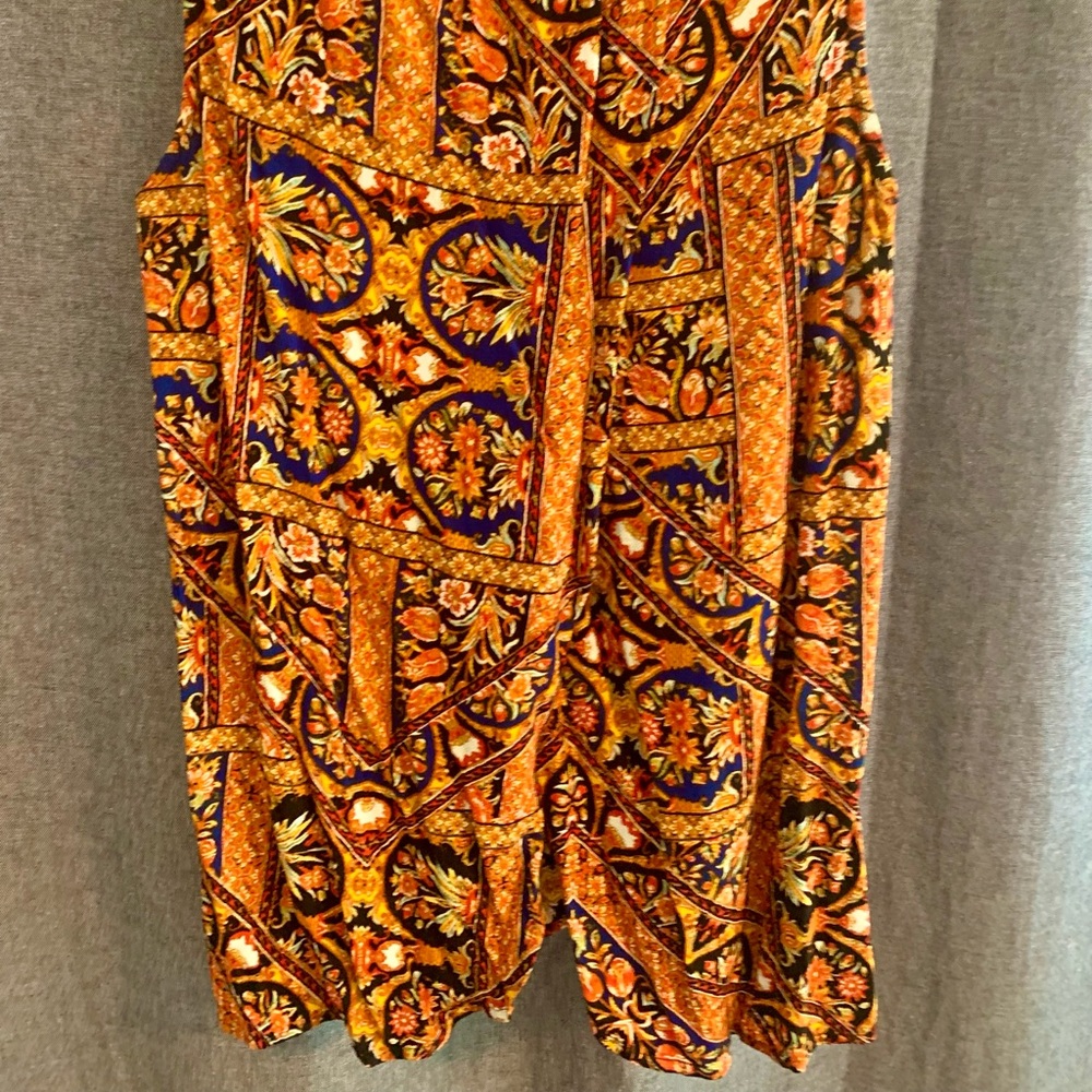 Lucky Brand patterned keyhole tank